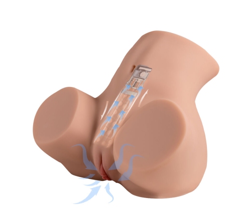 XISE - DANAE THRUSTING REALISTIC VAGINA MASTUBADOR WITH MULTI-POSITION VIBRATION