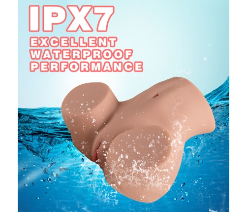 XISE - DANAE THRUSTING REALISTIC VAGINA MASTUBADOR WITH MULTI-POSITION VIBRATION
