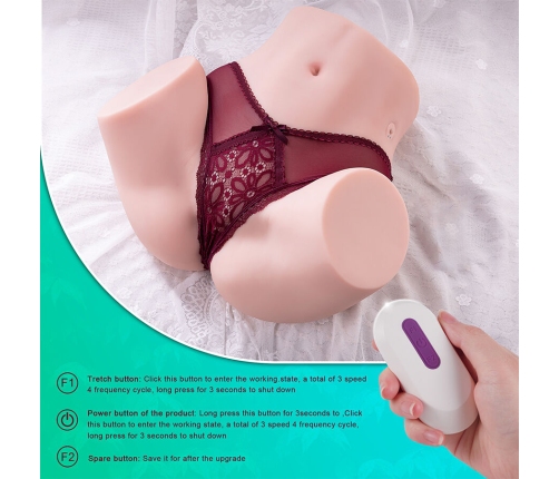 XISE - MARISA MULTIPOSITION REALISTIC VAGINA  MASTURBATOR WITH THRUSTING