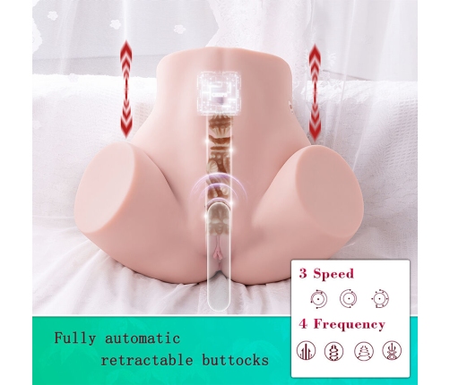 XISE - MARISA MULTIPOSITION REALISTIC VAGINA  MASTURBATOR WITH THRUSTING