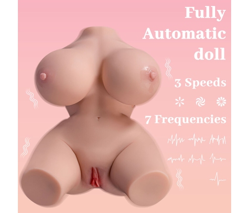 XISE - FRIEDA REALISTIC FEMALE TORSO WITH VIBRATION 36 CM