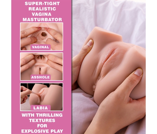 XISE - CONNIE BACK MASTURBATOR VAGINA AND ANUS REALISTIC MULTIPOSITION WITH VIBRATION