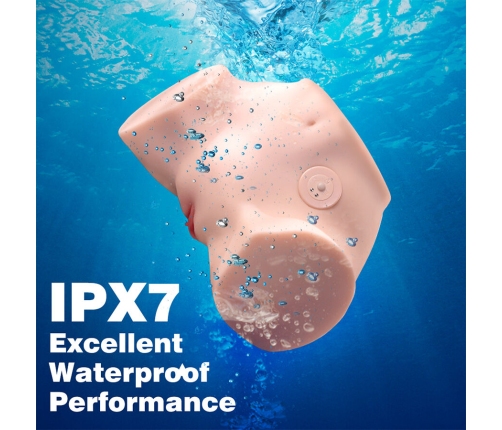 XISE - FENNIE SHAKING REALISTIC MULTIPOSITION VAGINA AND ANUS MASTURBATOR WITH VIBRATION