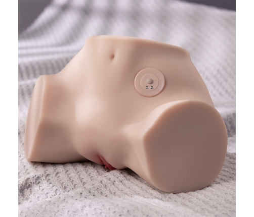 XISE - FENNIE SHAKING REALISTIC MULTIPOSITION VAGINA AND ANUS MASTURBATOR WITH VIBRATION