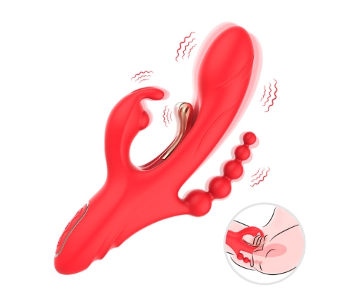 ARMONY - G-SPOT AND CLITORIS STIMULATOR VIBRATOR RED