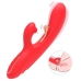 ARMONY - G-SPOT AND CLITORIS STIMULATOR VIBRATOR WITH OSCILLATING TONGUE RED