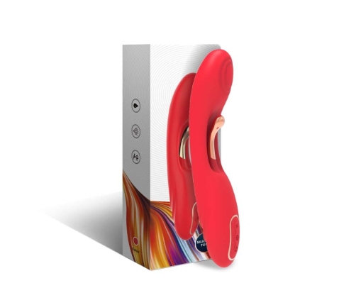 ARMONY - VIBRATOR WITH OSCILLATING TONGUE RED