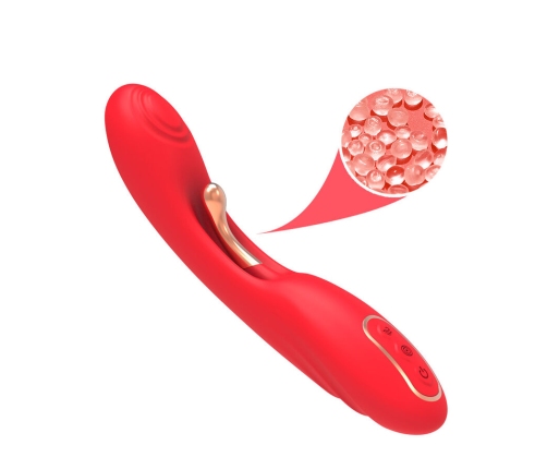 ARMONY - VIBRATOR WITH OSCILLATING TONGUE RED