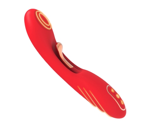 ARMONY - VIBRATOR WITH OSCILLATING TONGUE RED