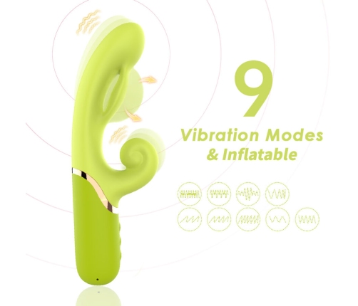 ARMONY - INFLABE POINT A TO STIMULATOR VIBRATOR GREEN