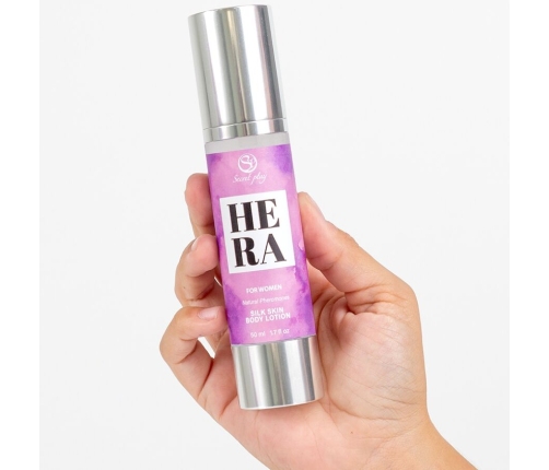SECRETPLAY - HERA LOCIÓN PIEL DE SEDA PARA MUJERES 50 ML