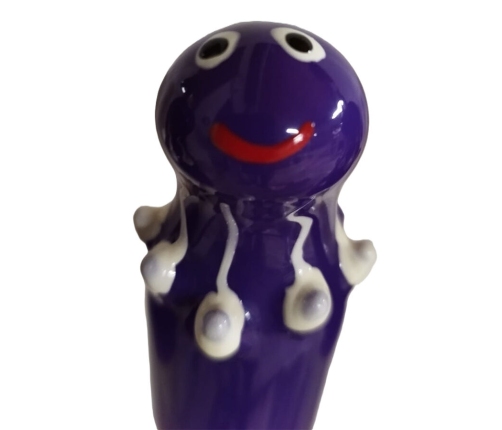 CONDOMERIE - HANDPAINTED NOVELTY CONDOMS OCTOPUS PURPLE