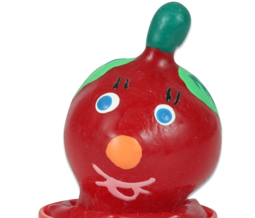 CONDOMERIE - HANDPAINTED NOVELTY CONDOMS TOMATO