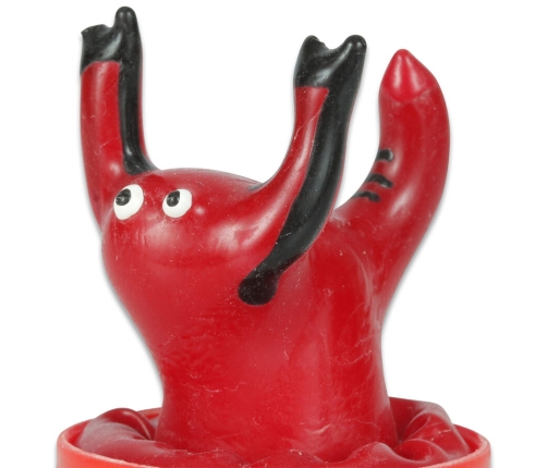 CONDOMERIE - HANDPAINTED NOVELTY CONDOMS RED SCORPIO