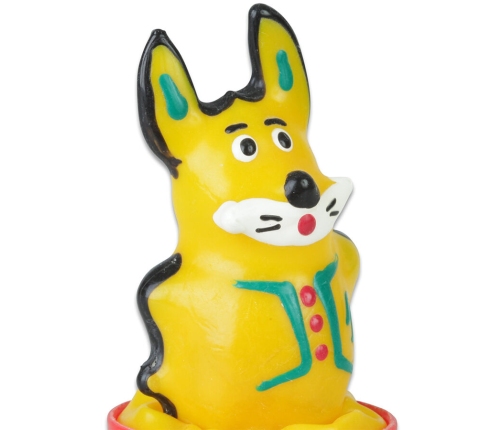 CONDOMERIE - HANDPAINTED NOVELTY CONDOMS CHINESE HARE MODEL 1