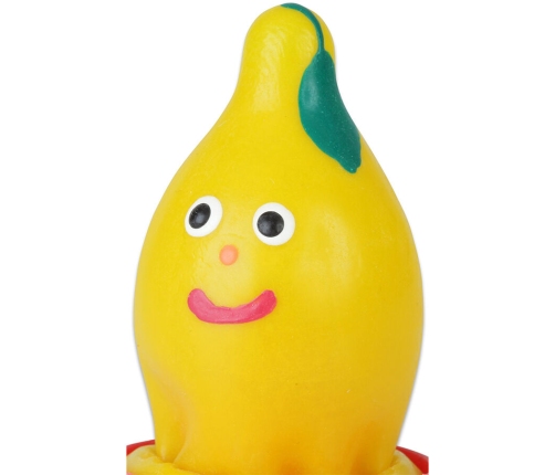 CONDOMERIE - HANDPAINTED NOVELTY CONDOMS LEMON