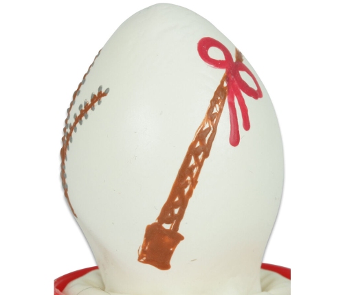 CONDOMERIE - HANDPAINTED NOVELTY CONDOMS EASTER EGG WHITE