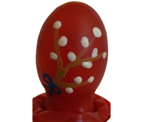 CONDOMERIE - HANDPAINTED NOVELTY CONDOMS EASTER EGG RED