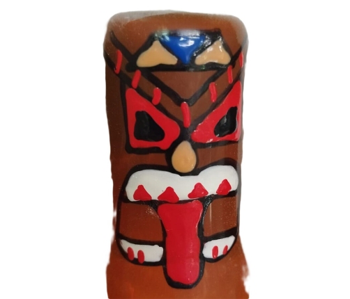 CONDOMERIE - HANDPAINTED NOVELTY CONDOMS TIKI TOTEM-01