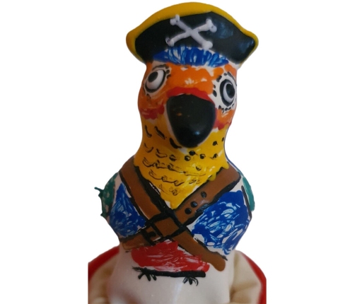 CONDOMERIE - HANDPAINTED NOVELTY CONDOMS CAPTAIN PARROT