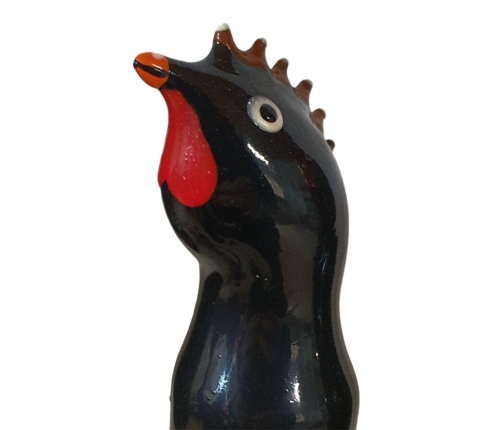 CONDOMERIE - HANDPAINTED NOVELTY CONDOMS BLACK ROOSTER