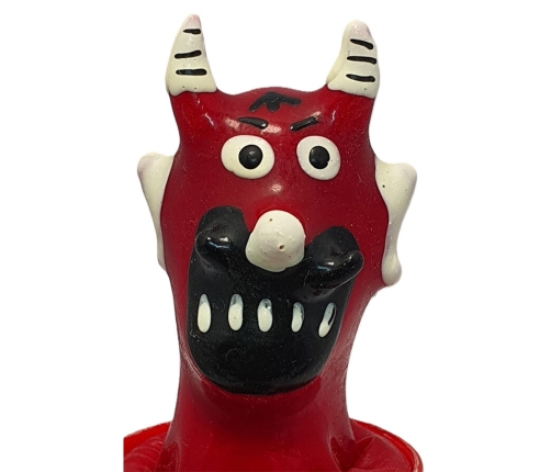 CONDOMERIE - HANDPAINTED NOVELTY CONDOMS DEVILS MOUTH MODEL 2