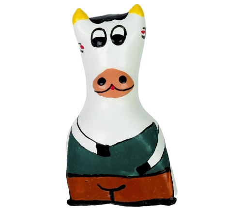 CONDOMERIE - HANDPAINTED NOVELTY CONDOMS COW MODEL XL