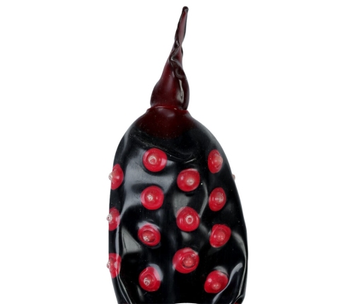 CONDOMERIE - HANDPAINTED NOVELTY CONDOMS BLACK FAKIR XL