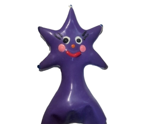 CONDOMERIE - PRESERVATIVO DECORATIVO PINTADO A MANO ESTRELLA FELIZ XL