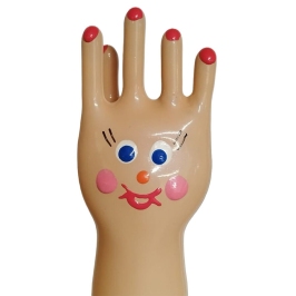 CONDOMERIE - HANDPAINTED NOVELTY CONDOMS BIG HAPPY HAND XL