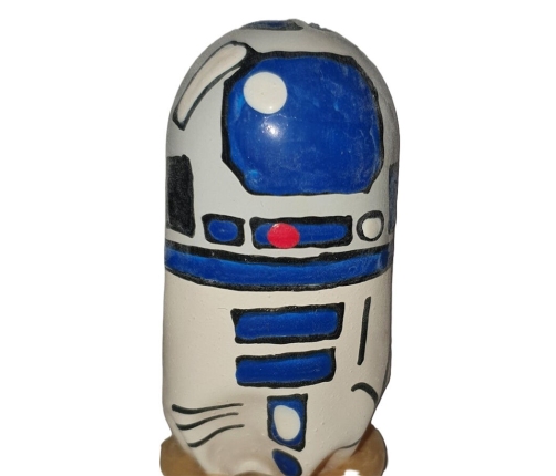 CONDOMERIE - PRESERVATIVO DECORATIVO PINTADO A MANO ROBOT XL