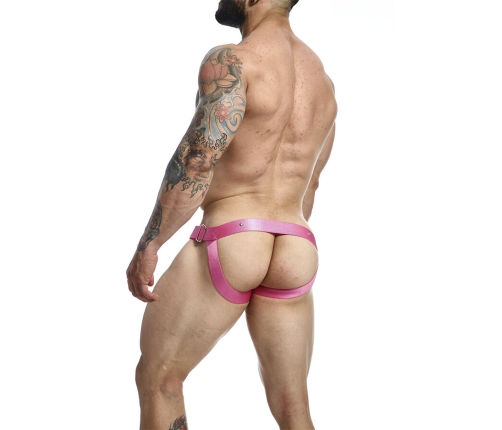 MOB - DNGEON JOCKSTRAP PINK COCK RING ONE SIZE