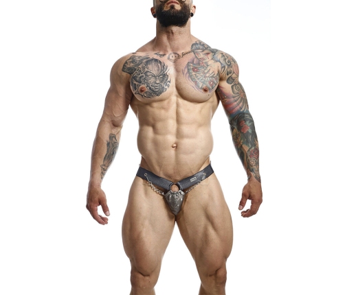 MOB - DNGEON SNAP JOCKSTRAP GRAY ONE SIZE
