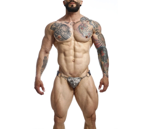 MOB - DNGEON SNAP JOCKSTRAP GRAY ONE SIZE