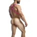 MOB - DNGEON CROSS BACK HARNESS PINK ONE SIZE