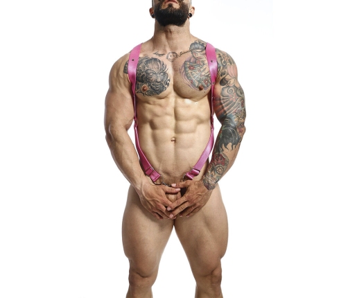MOB - DNGEON CROSS BACK HARNESS PINK ONE SIZE