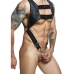 MOB - DNGEON BLACK HARNESS WITH UPPER COCK RING ONE SIZE
