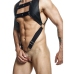 MOB - DNGEON BLACK HARNESS WITH UPPER COCK RING ONE SIZE