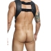 MOB - DNGEON BLACK HARNESS WITH UPPER COCK RING ONE SIZE