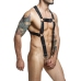 MOB - DNGEON BLACK CROSSED PENIS HARNESS ONE SIZE