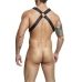 MOB - DNGEON BLACK CROSSED PENIS HARNESS ONE SIZE
