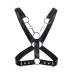 MOB - DNGEON CROSSED BLACK CHAIN HARNESS ONE SIZE