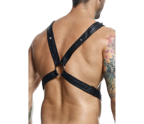 MOB - DNGEON CROSSED BLACK CHAIN HARNESS ONE SIZE