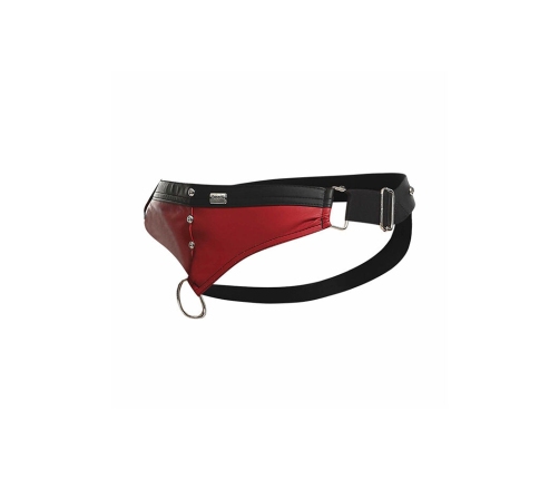 MOB - DNGEON JOCKSTRAP RED COCK RING ONE SIZE