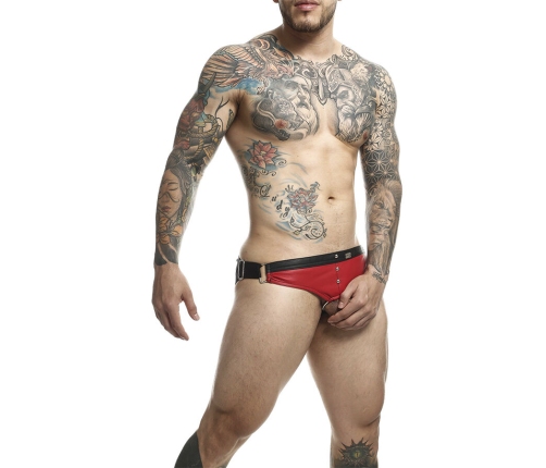 MOB - DNGEON JOCKSTRAP RED COCK RING ONE SIZE