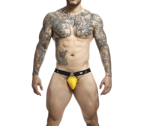 MOB - DNGEON YELLOW JOCKSTRAP WITH CHAINS ONE SIZE