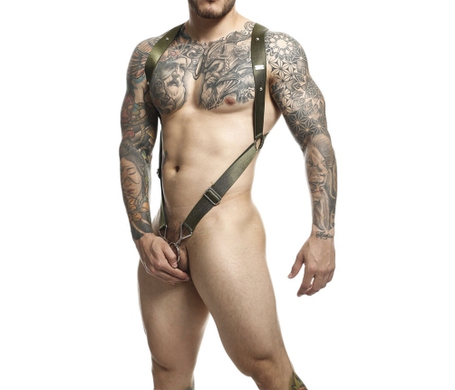 MOB - DNGEON CROSS BACK HARNESS GREEN ONE SIZE