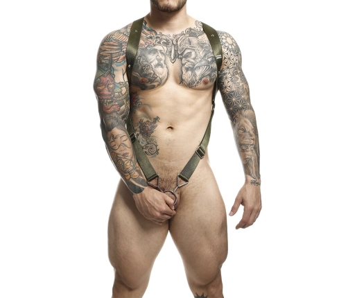 MOB - DNGEON CROSS BACK HARNESS GREEN ONE SIZE
