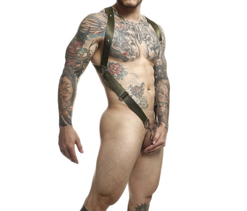 MOB - DNGEON CROSS BACK HARNESS GREEN ONE SIZE
