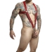 MOB - DNGEON CROSS BACK HARNESS RED ONE SIZE